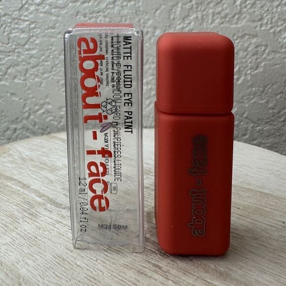 $5 🌙 About Face By Halsey Matte Fluid Eye Paint In‎ Shade Marigold BNIB - Picture 1 of 6
